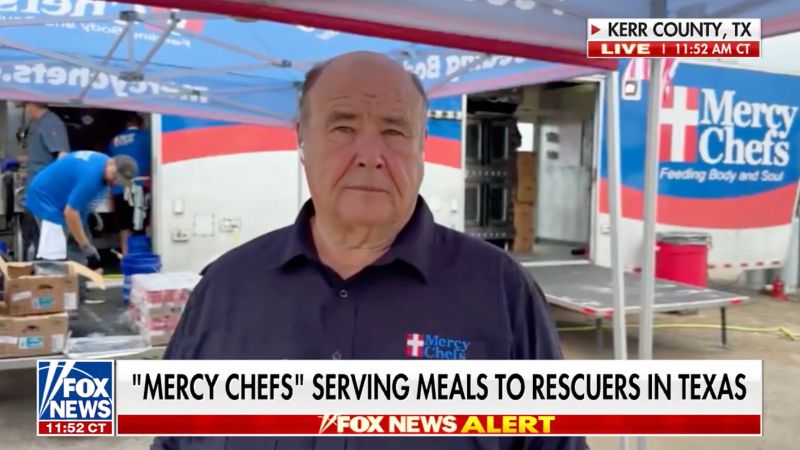 Chef Gary LeBlanc, interviews with FOX News on Mercy Chefs' response to the Texas floods